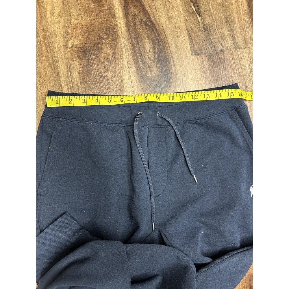 Polo Ralph Lauren Joggers Mens Medium Black Athletic Sport Sweatpants - Picture 5 of 8